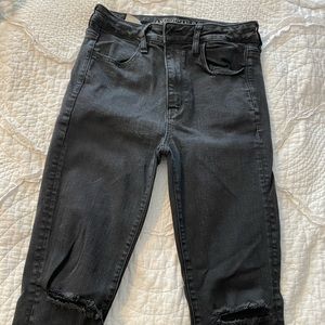 Black High Waisted Skinny Jeans